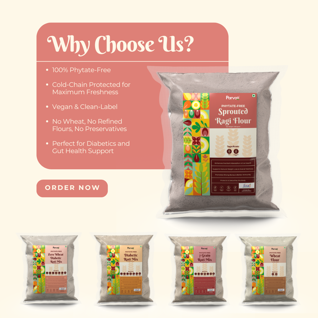 Phytate Free Sprouted Ragi Flour