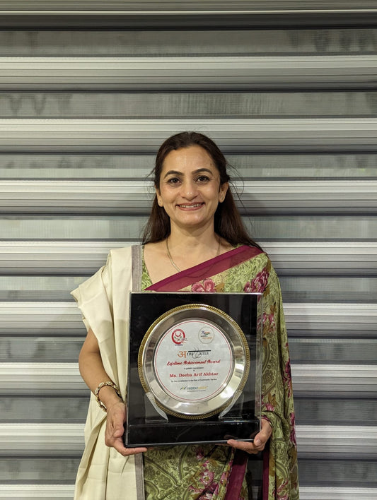 Life time achievement Award for her services towards Cancer patients