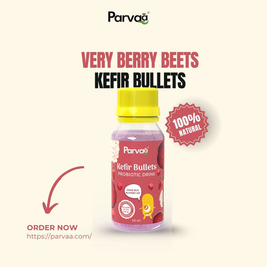 Very berry beets kefir bullets