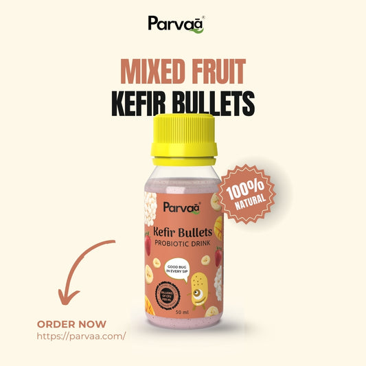 Mixed fruit kefir bullets