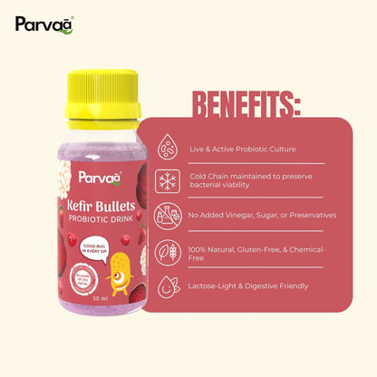 Very berry beets kefir bullets