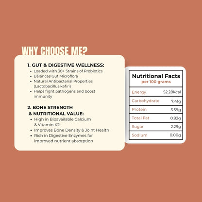 Mixed fruit kefir bullets