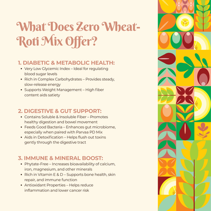 Phytate free Zero wheat roti Mix