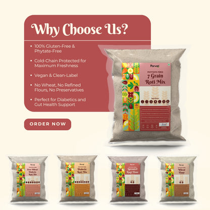 Phytate Free 7 grain roti atta