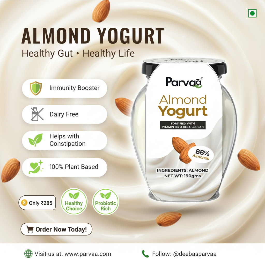 Almond Yogurt - 190 gms