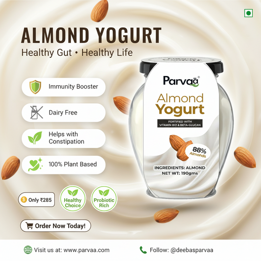 Almond Yogurt - 190 gms